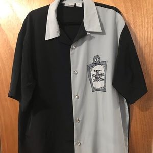Button down nightmare before Christmas shirt